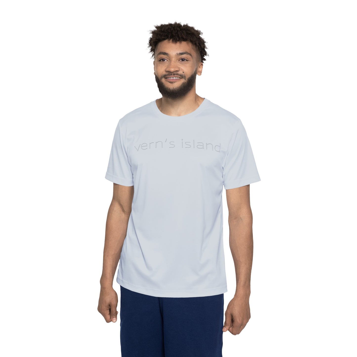 Gray S*A*N*D$ Mens Swim/Sports Shirt