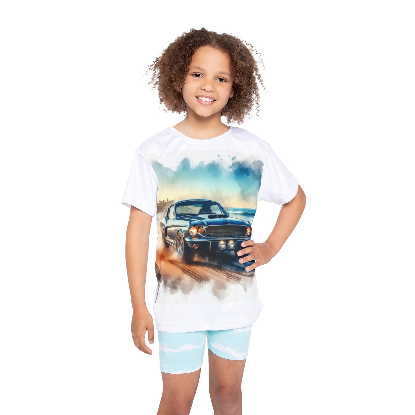 Kids Classic Car Sports/Swim Shirt