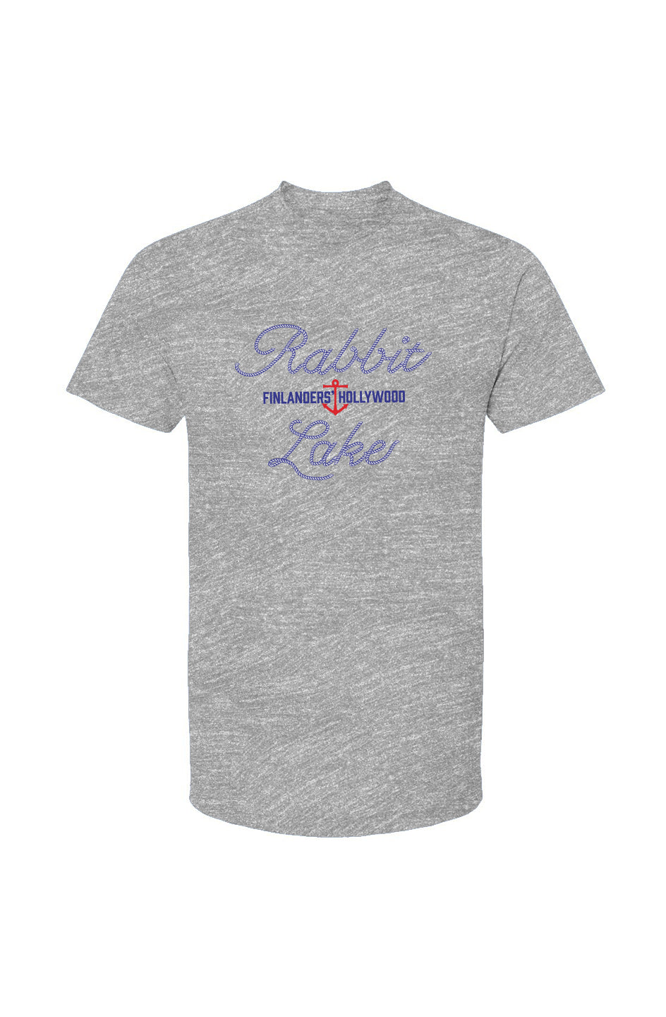 Mens Love My Lake Tee, Rabbit Lake (Large Print)