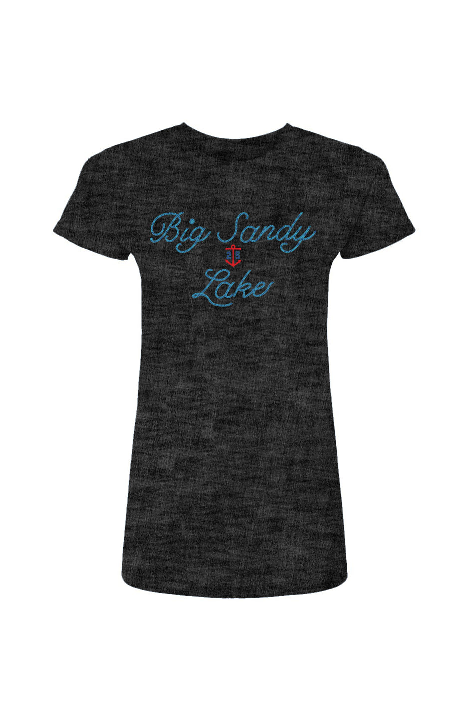 Womens Love My Lake Tee, Big Sandy (Large Print)