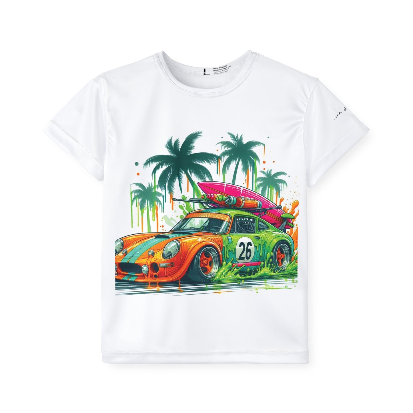 Kids Surf Car Sports/Swim Shirt