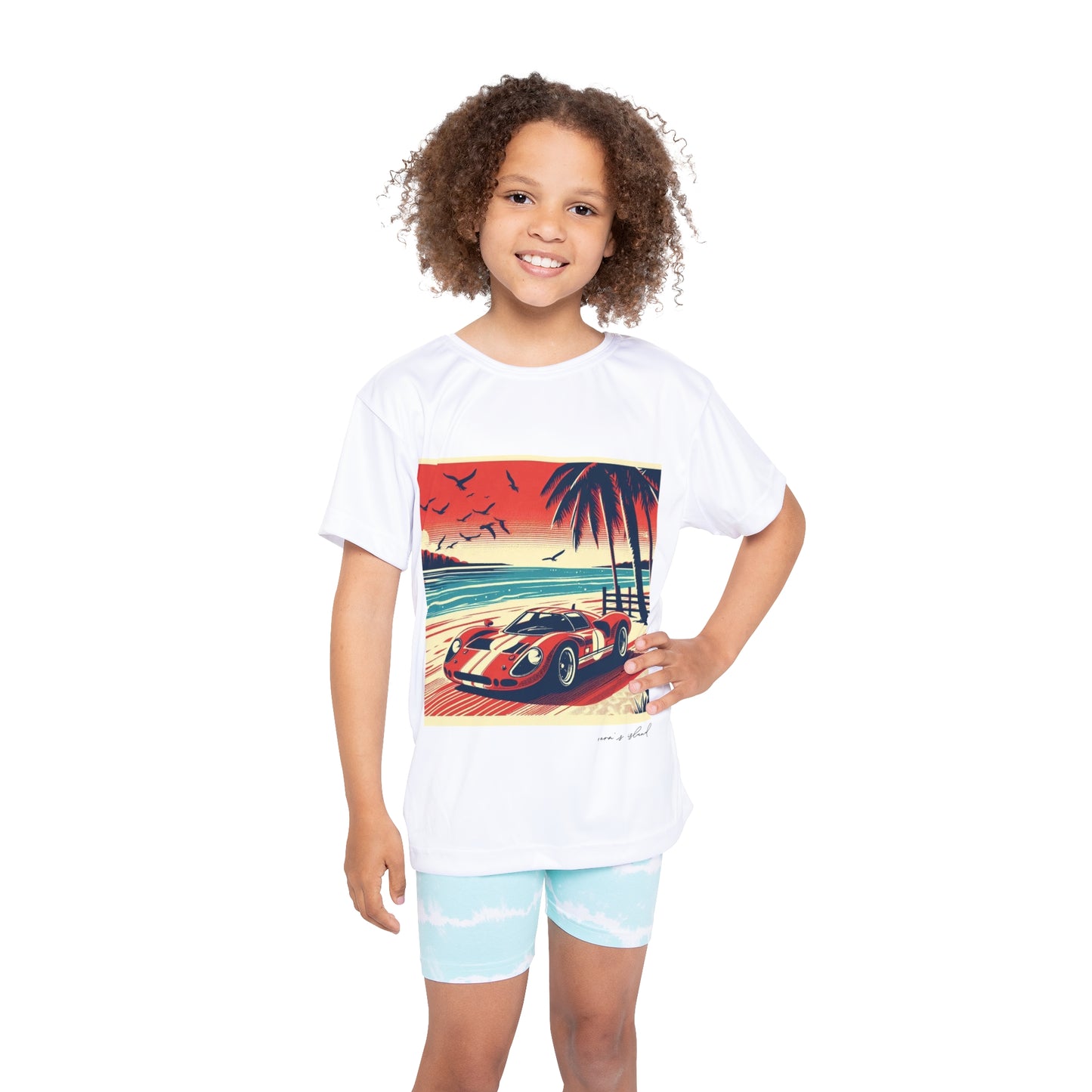 Kids Supercar Sports/Swim Shirt