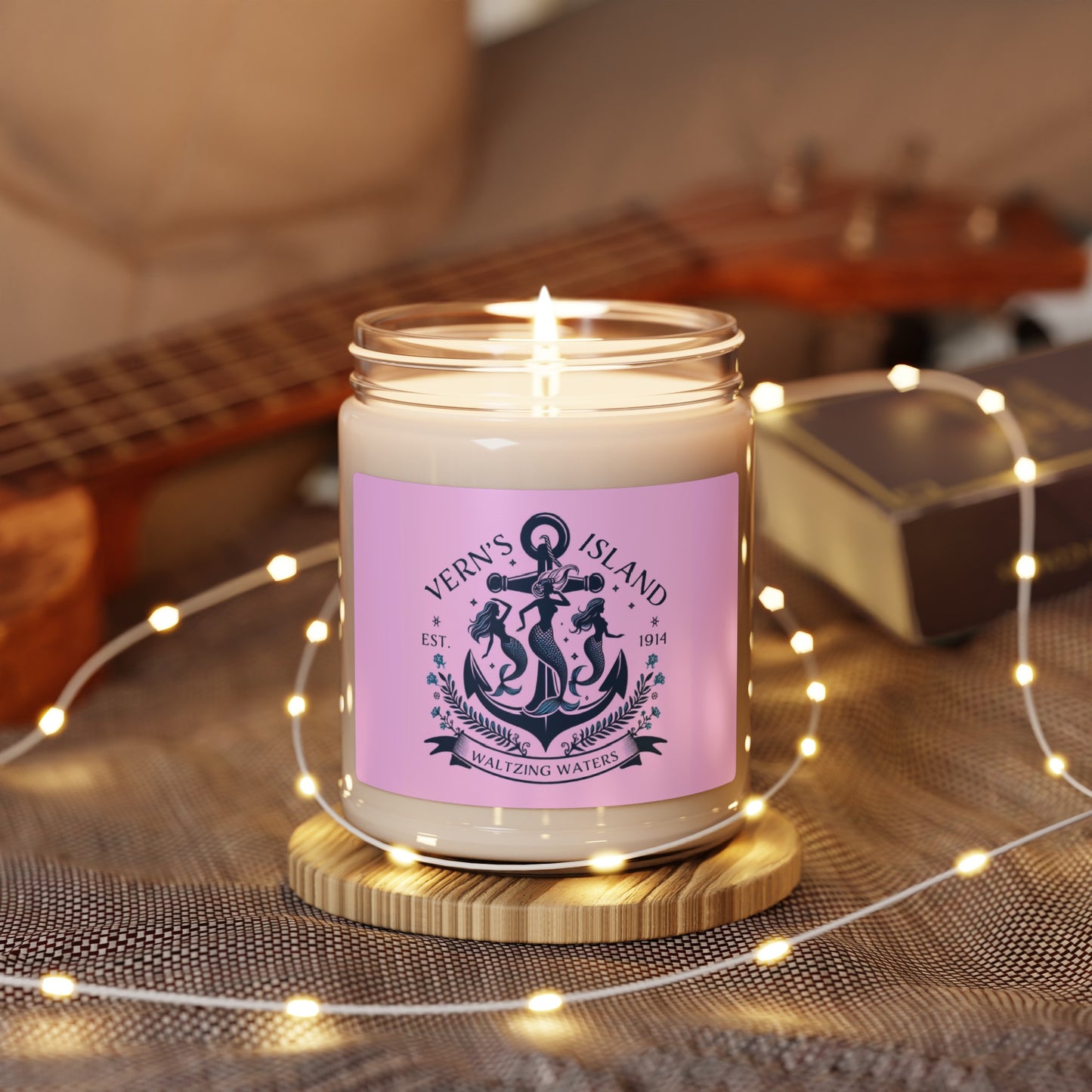 Waltzing Waters Sea Salt + Orchid Scented Soy Candle, 9oz