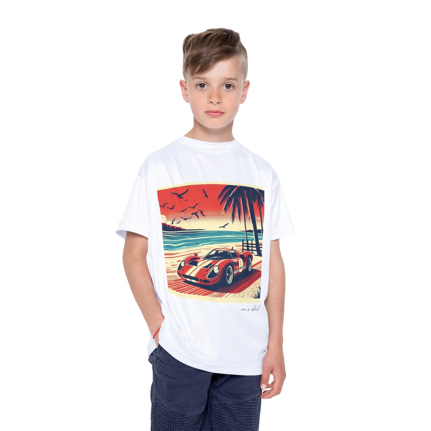 Kids Supercar Sports/Swim Shirt