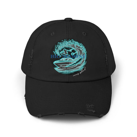 Big Marine Lake Sport Distressed Ball Cap