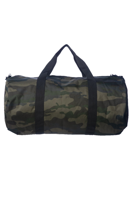 Vern's Day Trip Duffle Forest Camo (embroidery)