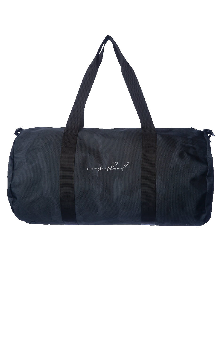 Vern's Day Trip Duffle Black Camo (embroidery)