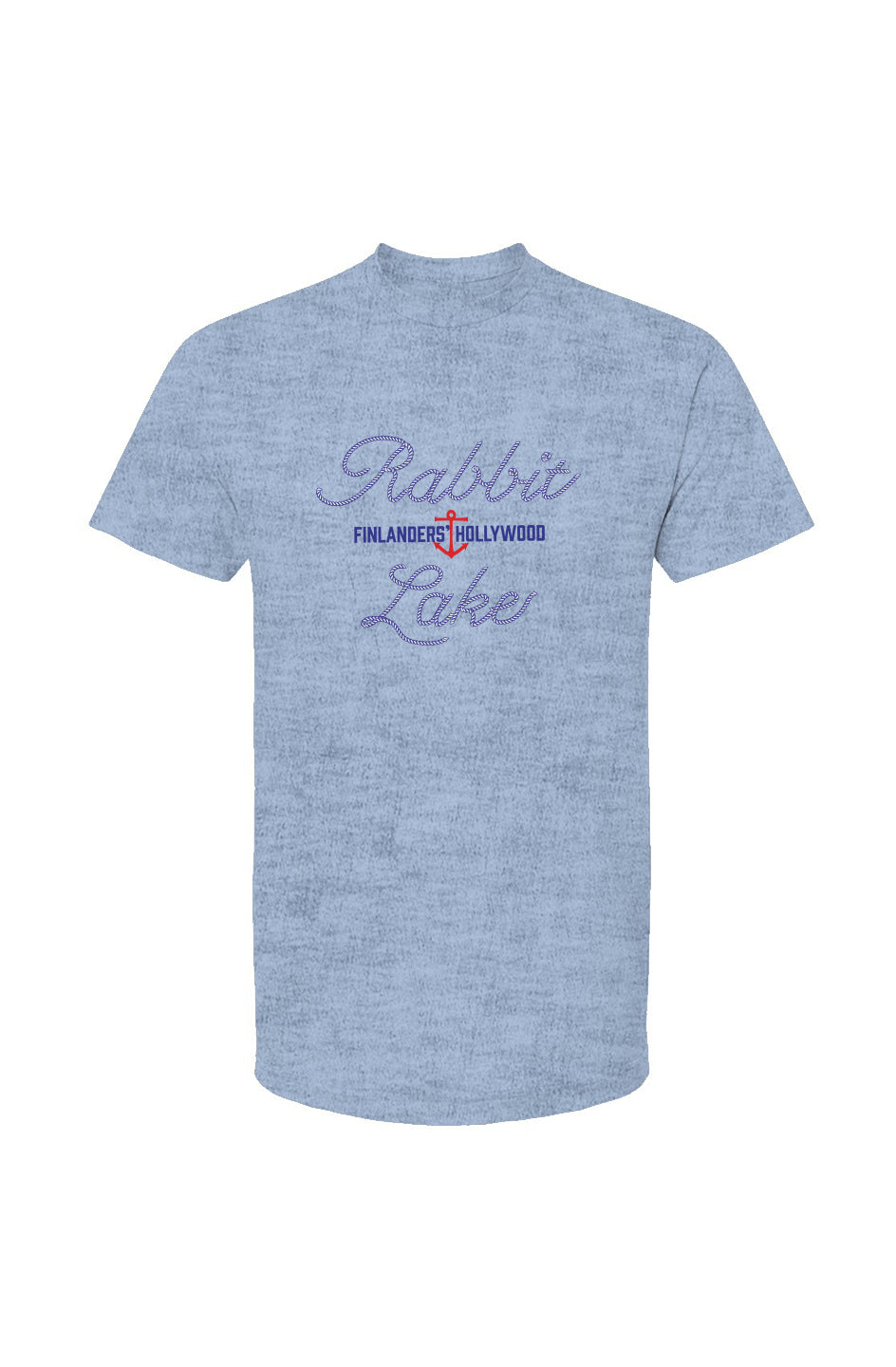 Mens Love My Lake Tee, Rabbit Lake (Large Print)