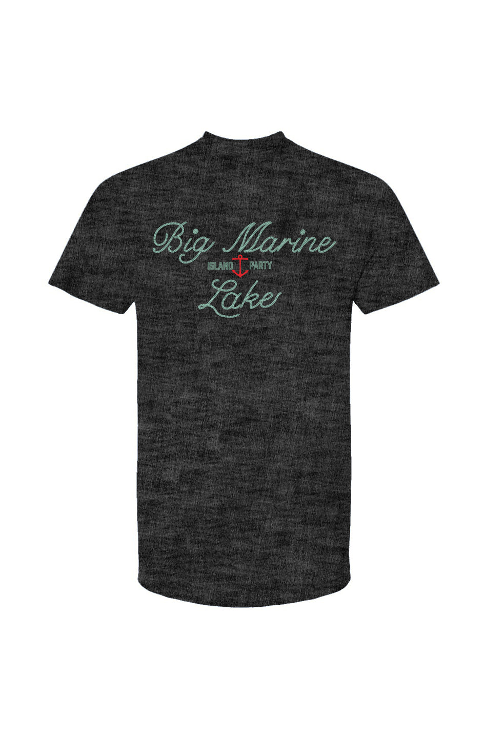 Mens Love My Lake Tee, Big Marine (Large Print)