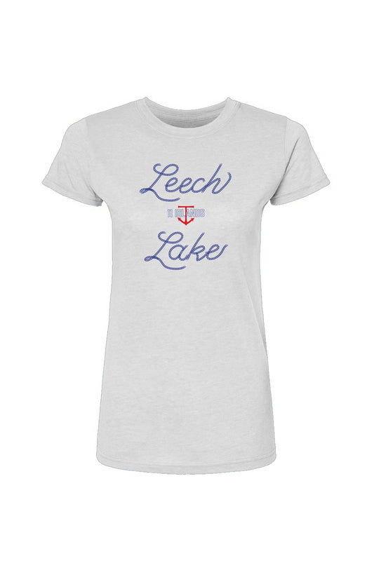 Womens Love My Lake Tee, Leech Lake