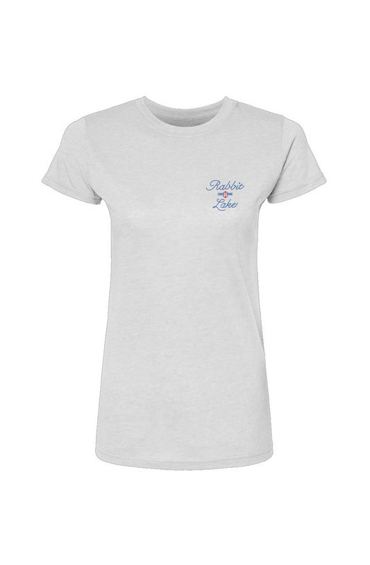 Womens Love My Lake Tee, Rabbit Lake