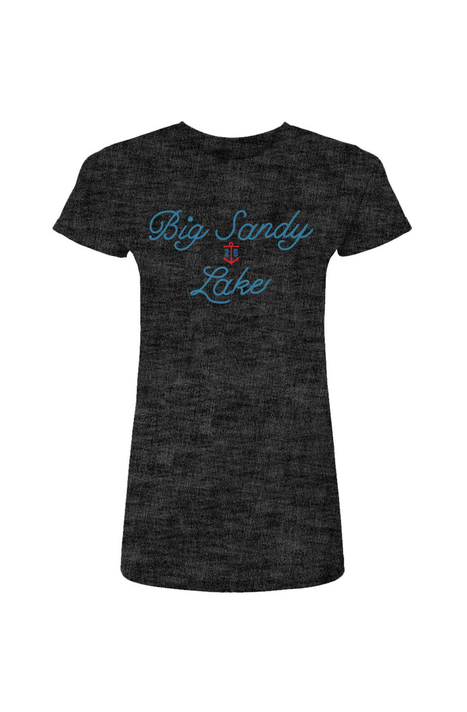 Womens Love My Lake Tee, Big Sandy (Large Print)