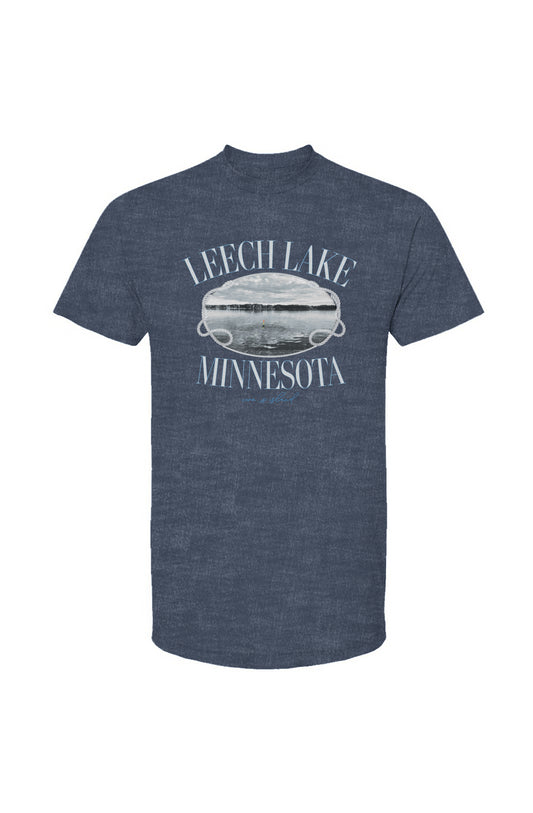 Mens Love My Lake Graphic Tee, Leech Lake