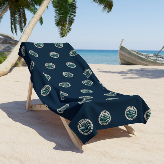 Vern's Wave Beach Towel