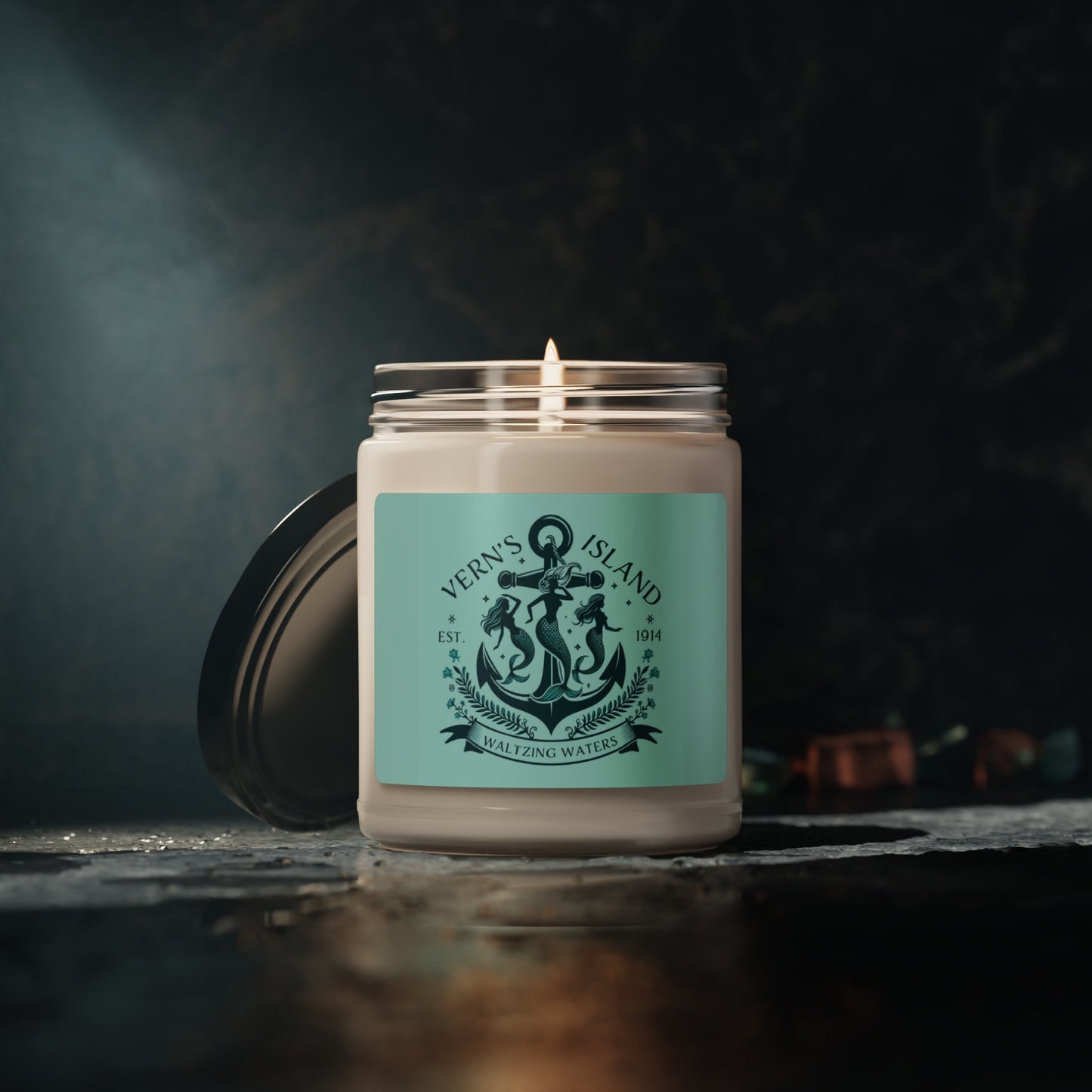 Waltzing Waters Atlantis Whisper Scented Soy Candle, 9oz